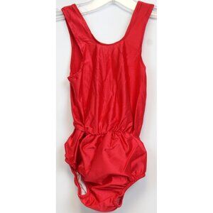 NEW VTG Lamaze Baby Toddler Swim suit Red Ecology Kids sz XL Red Girl 1pc Diaper